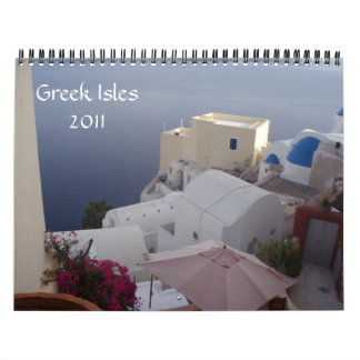 Calendário Ilhas gregas 2011