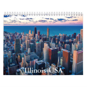 Calendário Illinois-EUA