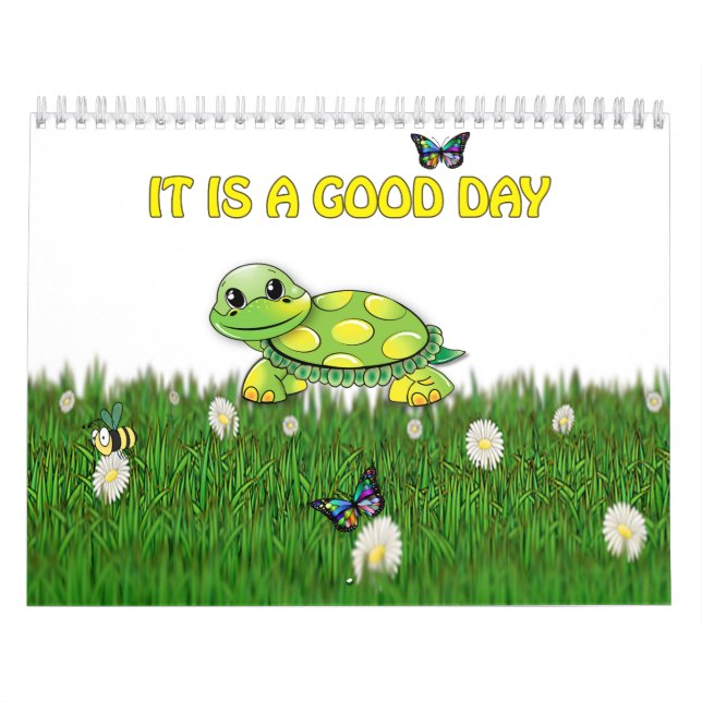 Calendário Ilustração Adorável De Crianças De Animais Bons (Capa)