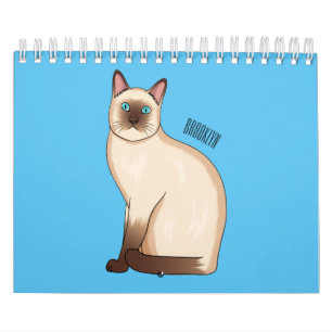 Calendário Ilustração de desenho animado animal