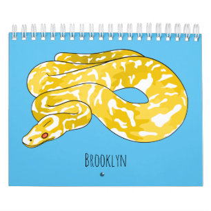 Calendário Ilustração de desenho animado animal