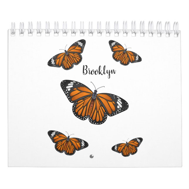 Calendário Ilustração de desenho animado animal (Capa)