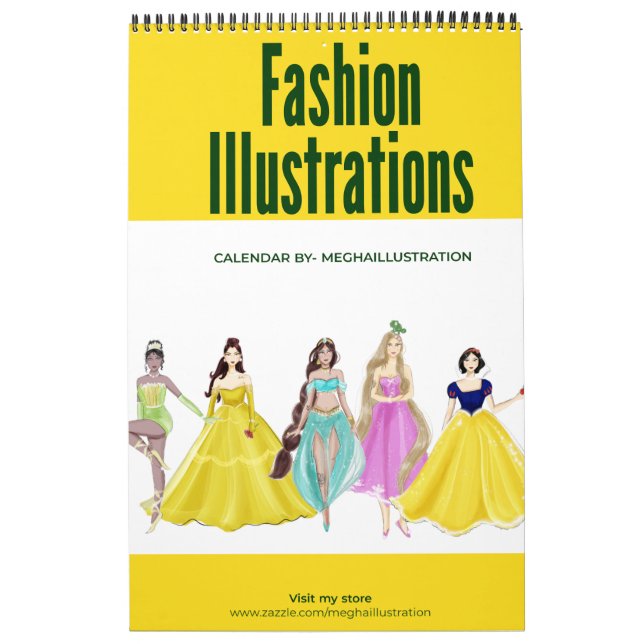 Calendário Ilustração de moda (Capa)