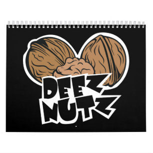 Calendário Ilustração engraçada de Deez Nutz