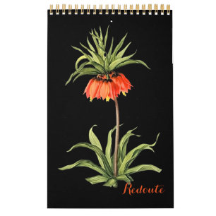 Calendário Ilustrações Botânicas Vintage da Redoute por PixDe
