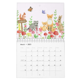 Calendário Ilustrado da Família Animal