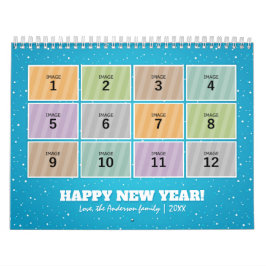 Calendário Imagem Personalizada da Família Modelo Calendar 20
