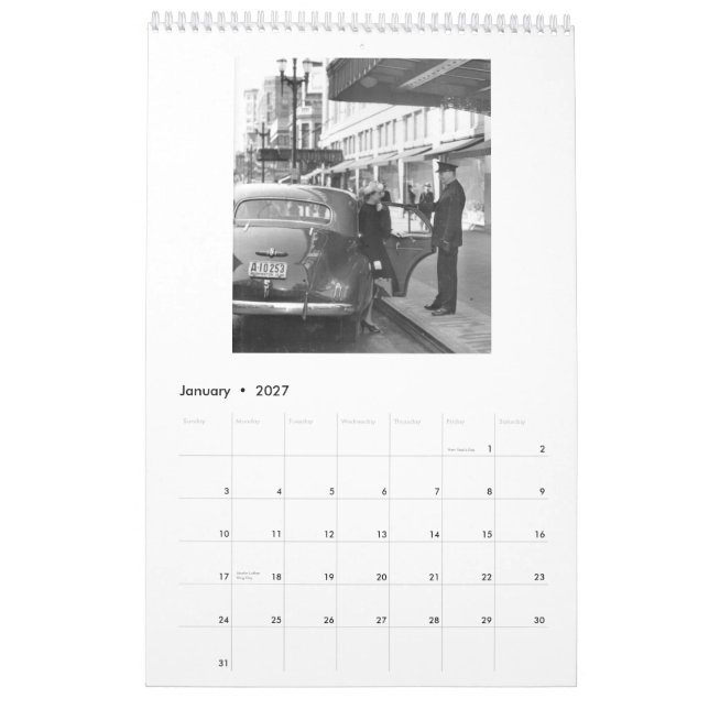 Calendário Imagens de América: Frederick & Nelson (Jan 2027)