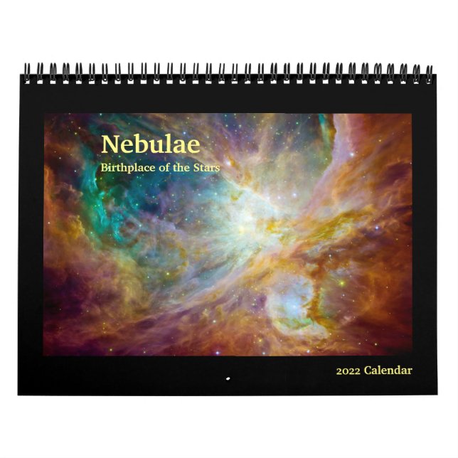 Calendário Imagens espaciais do Nebulae 2022 (Capa)