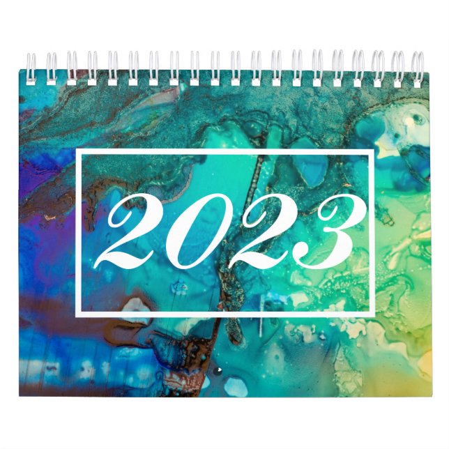 Calendário Imagens personalizáveis modernas 2023 (Capa)