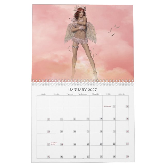 Calendário impertinente OU agradável dos anjos (Jan 2027)