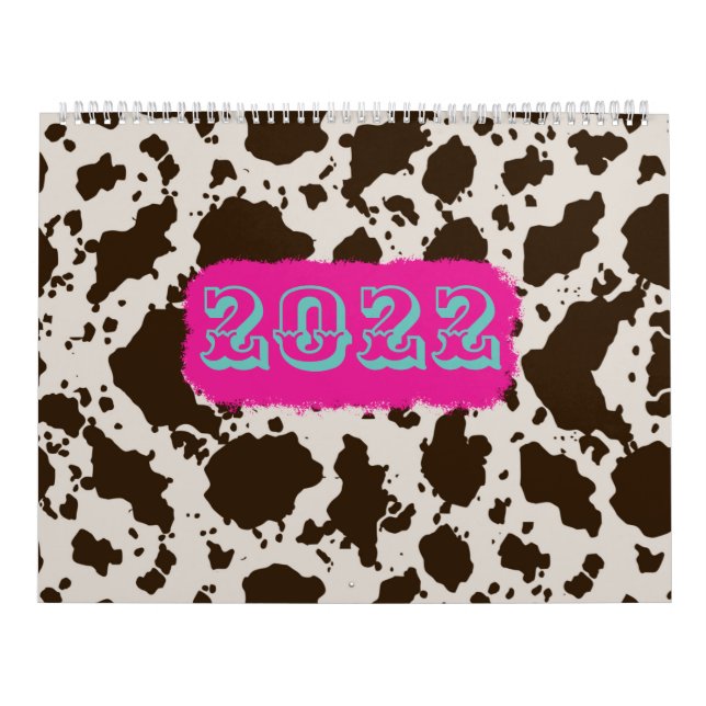 Calendário Impressão de vaca  (Capa)