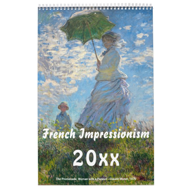 Calendário Impressionismo francês eimpressionismo (Capa)