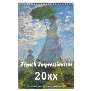Calendário Impressionismo francês eimpressionismo