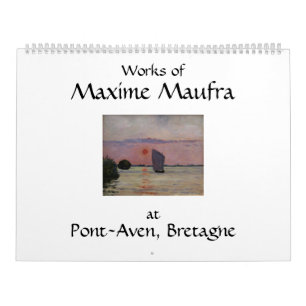 Calendário Impressionista de Arte Maxime Maufra 2