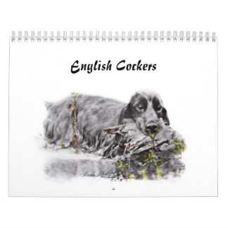 Calendário impresso costume