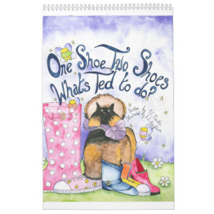 Calendário impresso costume