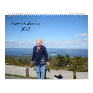 Calendário impresso costume