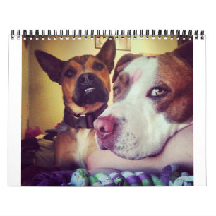 Calendário impresso costume