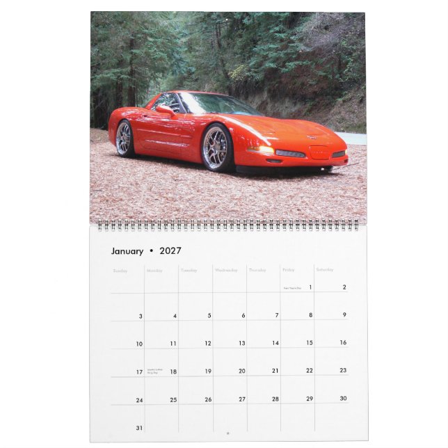 Calendário impresso costume da sociedade (Jan 2027)