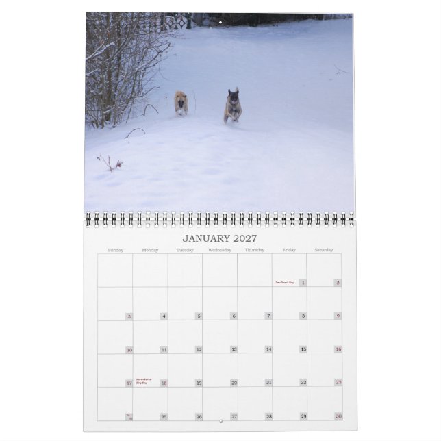 Calendário Impresso Personalizado (Jan 2027)
