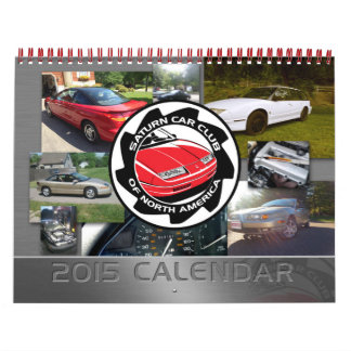 Calendário Impresso Personalizado do Clube de Auto