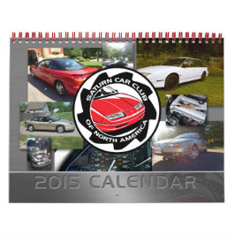 Calendário Impresso Personalizado do Clube de Auto