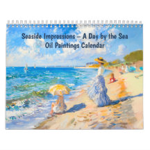 Impressões à Beira-Mar – Pintura a Óleo de Um Dia 