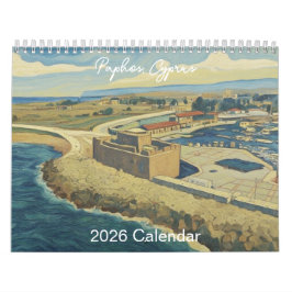 Calendário Impressões de Pafos por PaphosLife