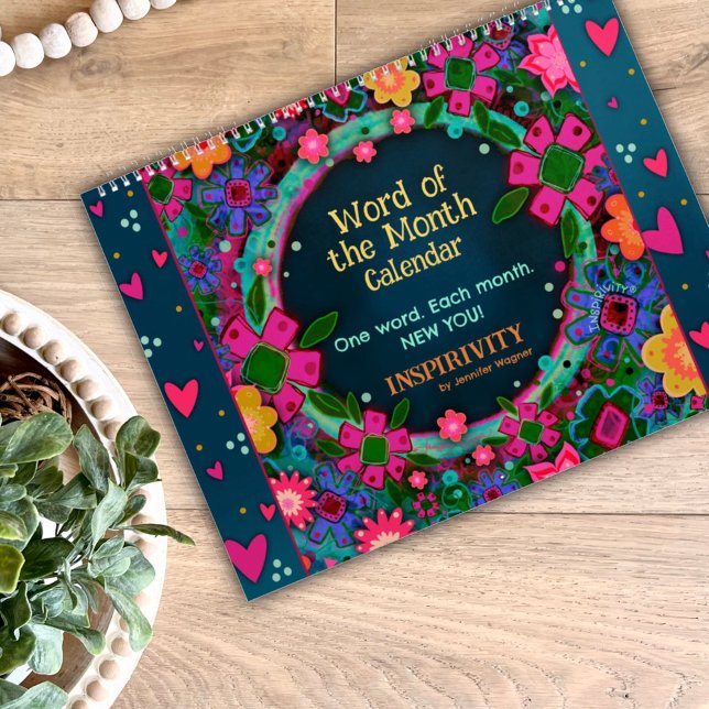 Calendário Incentivo à Inspiração de uma PALAVRA ÚNICA (Criador carregado)