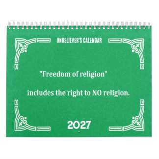 Calendário Incrédulo's 