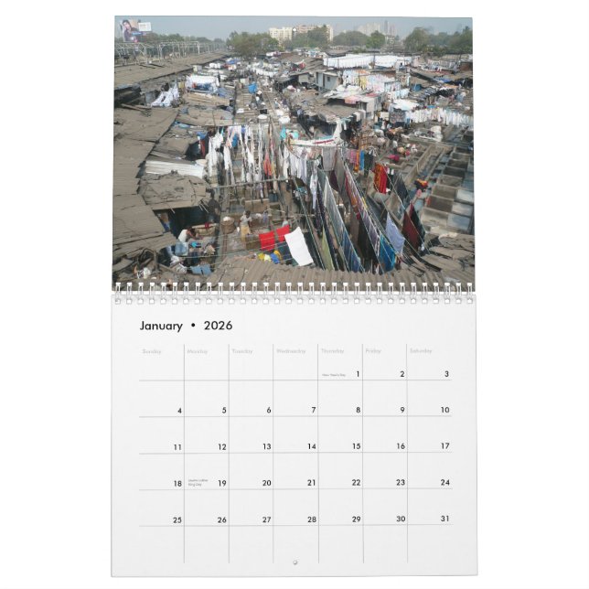 Calendário India 2008 (Jan 2026)