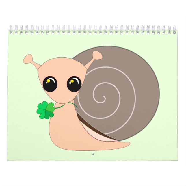 Calendário infantil com Design de diversão de pint (Capa)