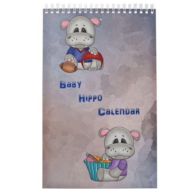 Calendário Infantil de Hippo (Capa)