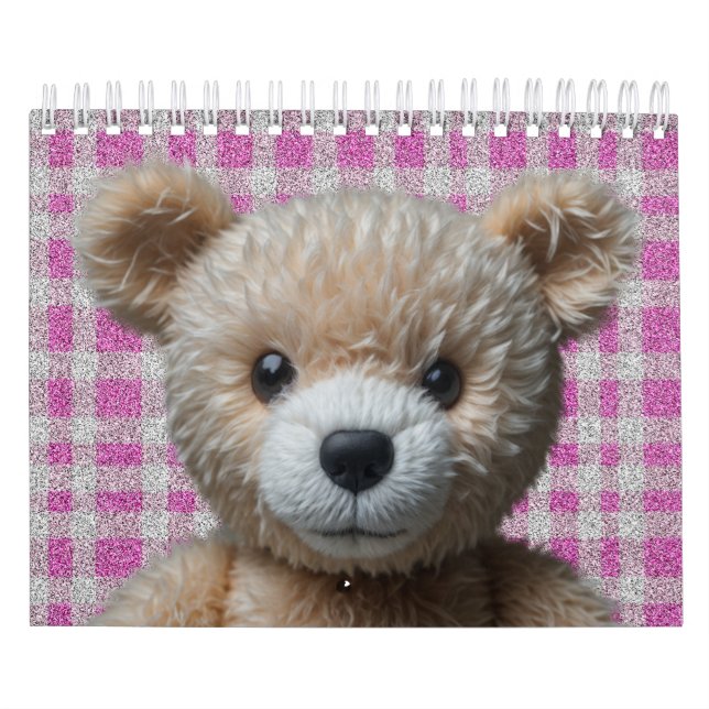 CALENDÁRIO INFANTIL FOFO COM ESTAMPA DE URSINHO DE (Capa)