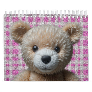 CALENDÁRIO INFANTIL FOFO COM ESTAMPA DE URSINHO DE