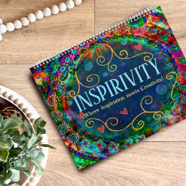 Calendário Inspiração cita a inspirividade química colorida