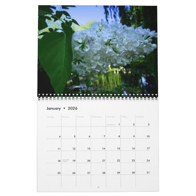 Calendário Inspiração: Giverny, lar de Claude Monnet (Jan 2026)