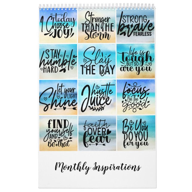 Calendário Inspiração mensal (Capa)