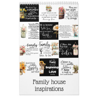 Calendário Inspirações da Casa da Família