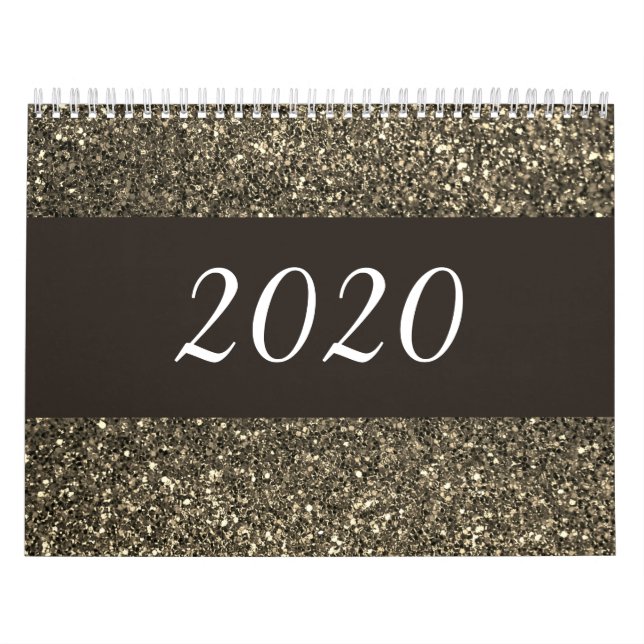 Calendário inspirador brilhante (Capa)