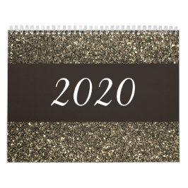 Calendário inspirador brilhante