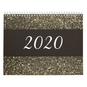 Calendário inspirador brilhante