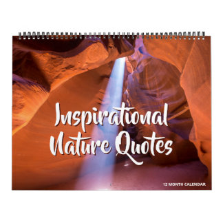 Calendário Inspirational Nature Quotes Calendar