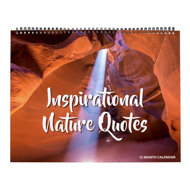 Calendário Inspirational Nature Quotes Calendar (Capa)