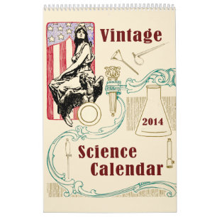 Calendário Invenção antiga do americano do cientista do