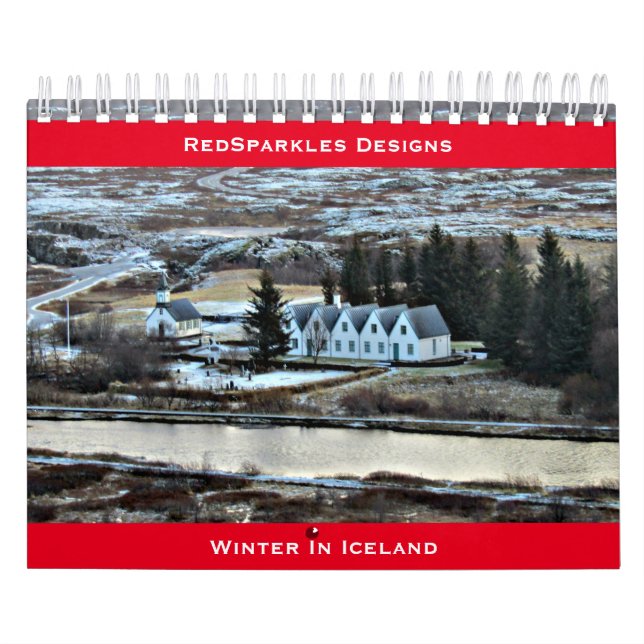 Calendário Inverno na Islândia (Capa)