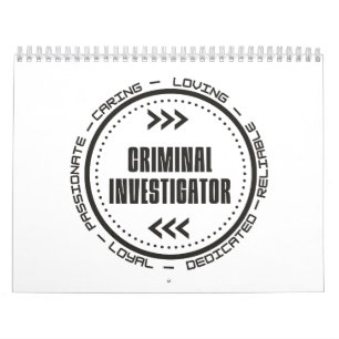 Calendário Investigador Criminal