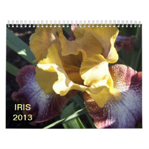 Calendário Íris no jardim