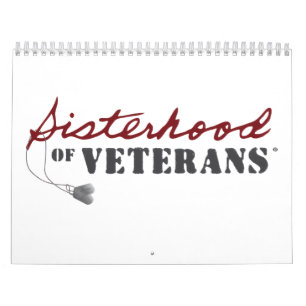 Calendário Irmãs do Orgulho Militar dos Veteranos Design